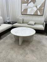 طقم طاولة رخام طبيعي