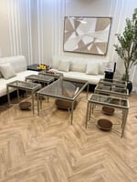 طقم طاولات حديد مكس