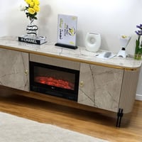 دفاية خشب تصميم كلاسيك حديث 160×40×60سم