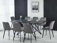 طاولة طعام سيراميك 8 كراسي