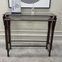 مدخل استقبال حديد زجاج شفاف