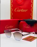 نظارة شمسية لون موف مطعم بالذهبي - تصميم فرنسي أني...