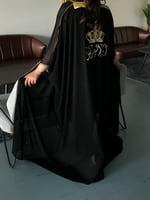 بشت نسائي بتصميم مميز وانيق - أسود