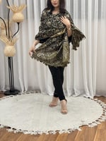 شال كشميري لون اسود