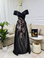 فستان سهره مطرز راقي