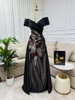 فستان سهره مطرز راقي