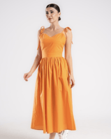 Flora Dress - Orange