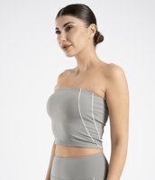 Sports Tube Top - Gray