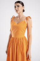 Flora Dress - Orange