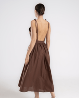 Flora Dress - Brown
