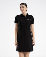 Polo Dress - Black