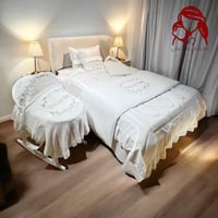 لحاف نفاس مع التطريز