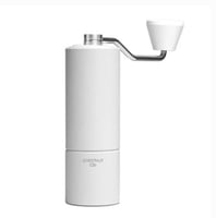 مطحنة قهوة يدوية تايمور C3S باللون الأبيض تصميم أن...