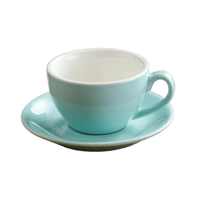 أكواب كابتشينو سيراميك ملونة