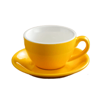 أكواب كابتشينو سيراميك ملونة