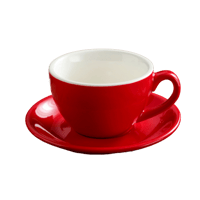 أكواب كابتشينو سيراميك ملونة