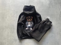 طقم شتوي رجالي بنطلون اوفر سايز+بلوفر