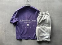 طقم تيشيرت اوفر سايز بنطلون اوفر سايز