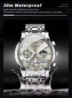 ساعة يد كوارتز كلاسيكية OLEVS للرجال