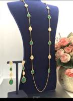 ‏Janekell ، قلادة كريستال تشيكوسلوفاكيا الفاخرة ال...