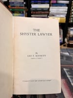 The shyster lawyer