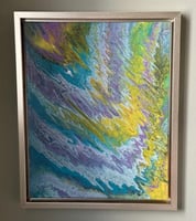 التطام الألوان - لوحة بفن السكب