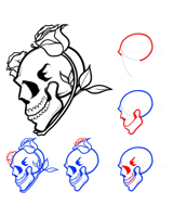 خطوات سهلة لإحتراف رسم أشياء مخيفة | دليل رسم رقمي...