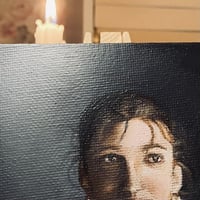 لوحة فنية زيتية صغيرة - فضول