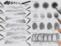 فرش بروكرييت | مجموعة فرش أقلام الرصاص