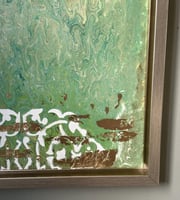 خضراء ١ - لوحة بفن السكب