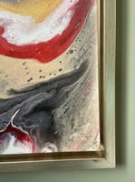 البنفسج - لوحة بفن السكب