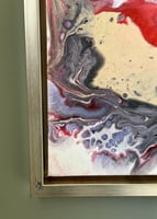 البنفسج - لوحة بفن السكب