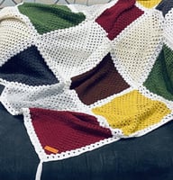 مفرش مربعات حَوْكَة