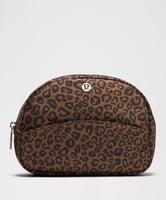 Leopardo Shift Midi Desert Khaki Multi/Night Brow