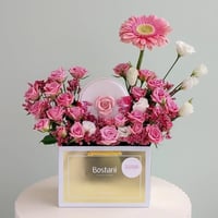 ورد طبيعي مع تشوكلت بستاني الفاخرة