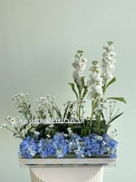 بوكس اكريليك ورد طبيعي -يوجد عبارات متنوعة