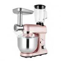 عجانة 1000 واط 5 لتر 6 سرعات متعددة الوظائف وردي