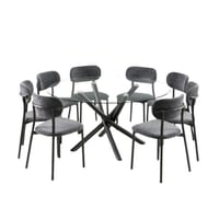 طاولة طعام 1+8 BLACKT