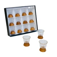 طقم فناجين قهوة 12 قطعه زجاج