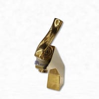 خلاط ديكور غسلة طاووس ذهبي