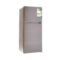 ثلاجة بيسك 380 بابين فضي BRD-380ML SS