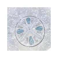 جنرال سوبريم غسالة ملابس بحوضين سعة 12 كجم لون أبي...