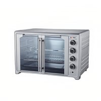 فرن كهربائي باب فرنسي 2800 واط 75 لتر فضي ماركة كو...