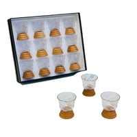 طقم فناجين قهوة 12 قطعه زجاج