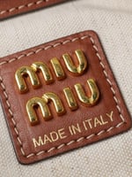 ميو ميو IVY leather bag مقاس 35cm