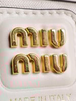 ميو ميو IVY leather bag مقاس 35cm