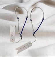 سلسة جوال قصيرة عين زرقاء