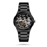 ساعة كاتيرا للرجال بمينا مفتوح وعلبة من الفولاذ