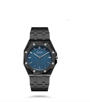 ساعة كاتيرا للرجال بتصميم عصري وعلبة من الفولاذ