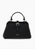 شنطة جلد مطفي مجعد نسائي من ستيفانو